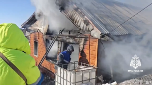 В Альметьевске при пожаре в частном доме погиб мужчина