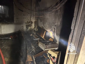 В Казани на пожаре из-за сигареты спасли двоих человек