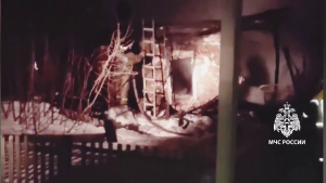 В Татарстане на пожаре в нежилом доме погиб мужчина