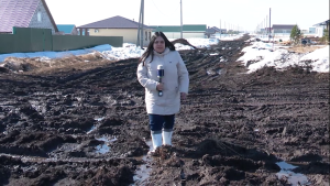 Жители села Биклянь жалуются на бездорожье и трудности с подъездом к домам