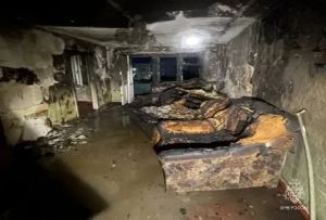 В Татарстане мужчина отравился дымом при пожаре из-за сигареты