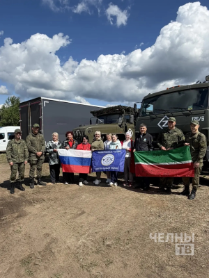 Из Челнов на передовую отправили новую партию гуманитарной помощи