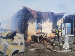 В Дрожжановском районе пенсионер погиб при пожаре в частном доме