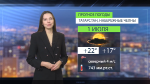 Прогноз погоды в Набережных Челнах на 1 июля 2026 г.