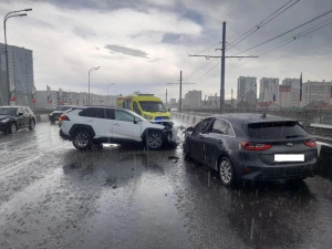 В Челнах водитель Toyota погиб в ДТП с тремя автомобилями