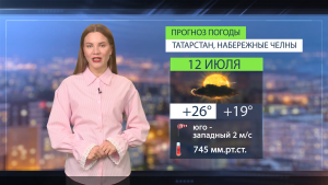 Прогноз погоды в Набережных Челнах на 12 июля 2026 г.
