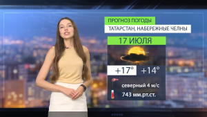 Прогноз погоды в Набережных Челнах на 17 июля 2026 г.