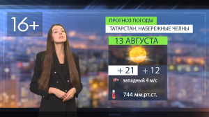 Прогноз погоды в Набережных Челнах на 13 августа 2026 г.
