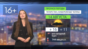 Прогноз погоды в Набережных Челнах на 14 августа 2026 г.