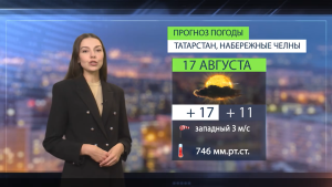Прогноз погоды в Набережных Челнах на 17 августа 2026 г.