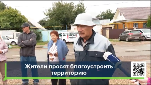 Жители поселка Элеваторная гора просят привести в порядок придомовую территорию
