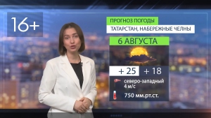 Прогноз погоды в Набережных Челнах на 6 августа 2026 г.
