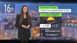 Прогноз погоды в Набережных Челнах на 11 сентября