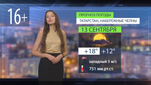 Прогноз погоды в Набережных Челнах на 13 сентября