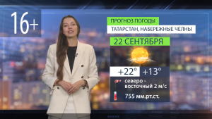 Прогноз погоды в Набережных Челнах на 22 сентября