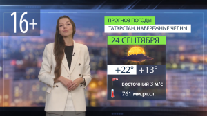 Прогноз погоды в Набережных Челнах на 24 сентября