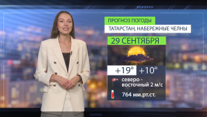 Прогноз погоды в Набережных Челнах на 29 сентября