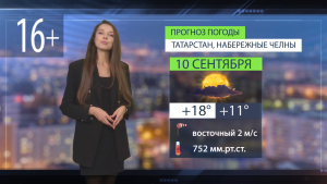Прогноз погоды в Набережных Челнах на 10 сентября