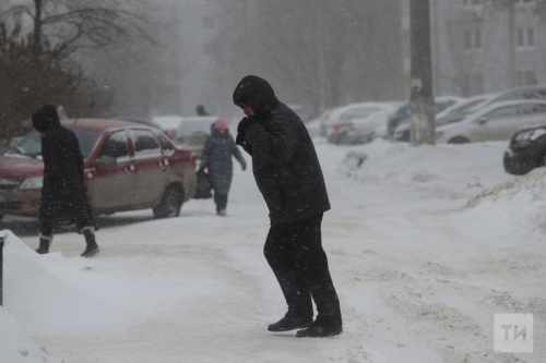 МЧС напомнило жителям Татарстана о мерах безопасности при морозах и ветре