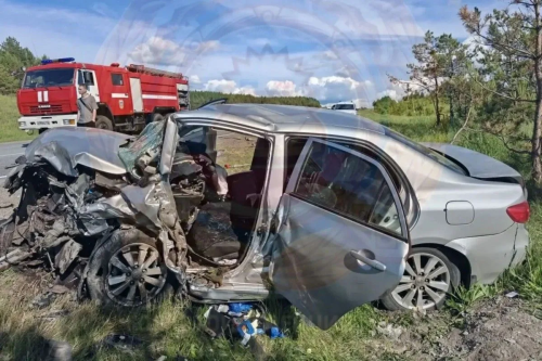 Три человека погибли в лобовом ДТП на трассе в Татарстан